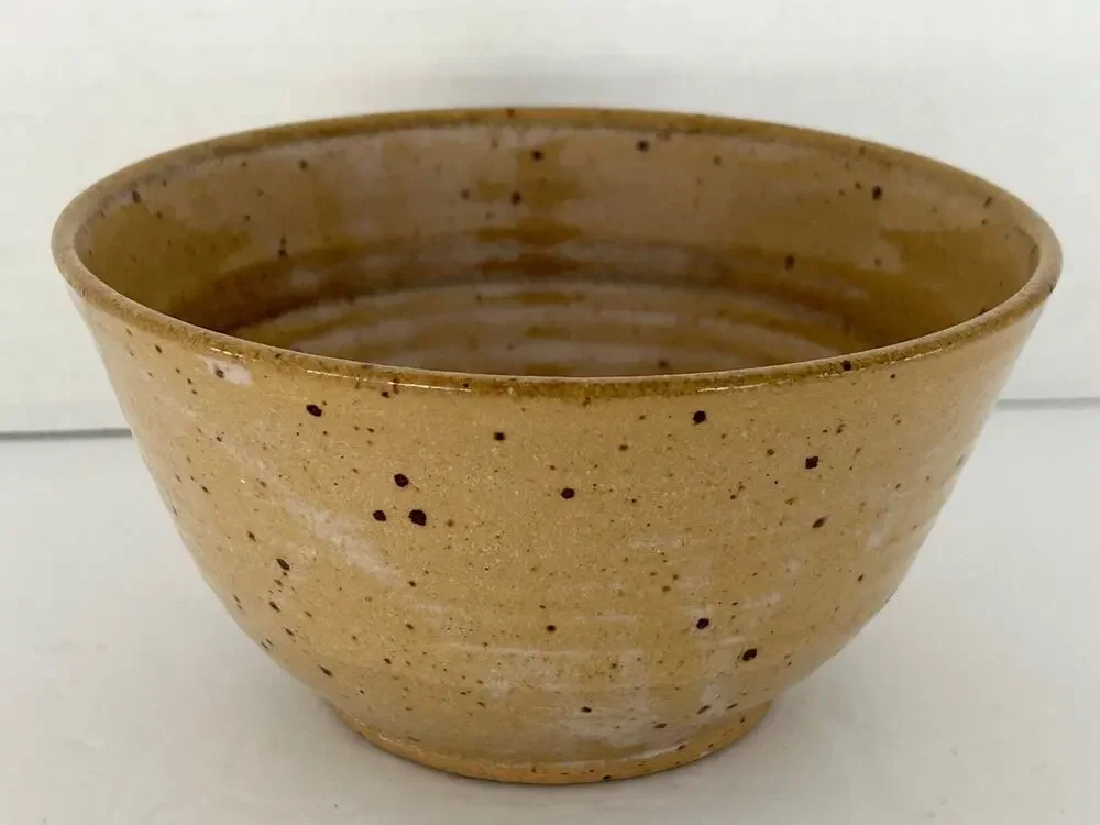 Dunham, Studio Art Pottery Speckled Trinket Soup 5 3/4